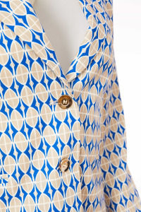 Thumbnail: Kate Cooper  breast oval graphic print trousers suit