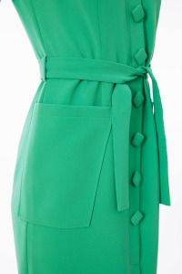 Thumbnail: Kate Cooper Sleeveless dress with button through front