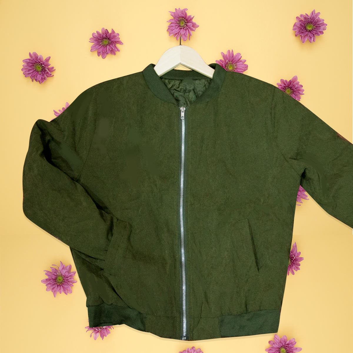 时尚飞行员夹克 Stylish Bomber Jacket