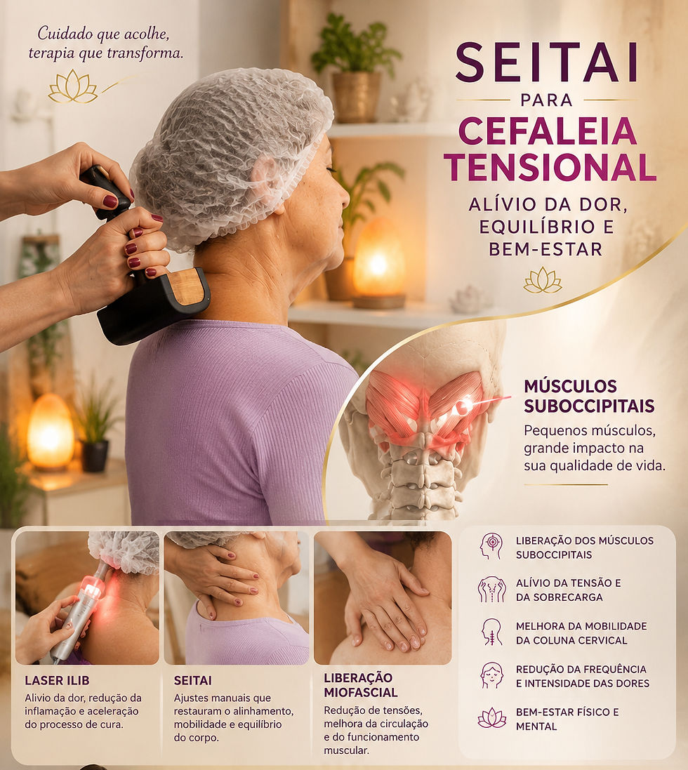 Tratamento da Cefaleia Tensional com Seitai: Enfrentando a Causa da Dor