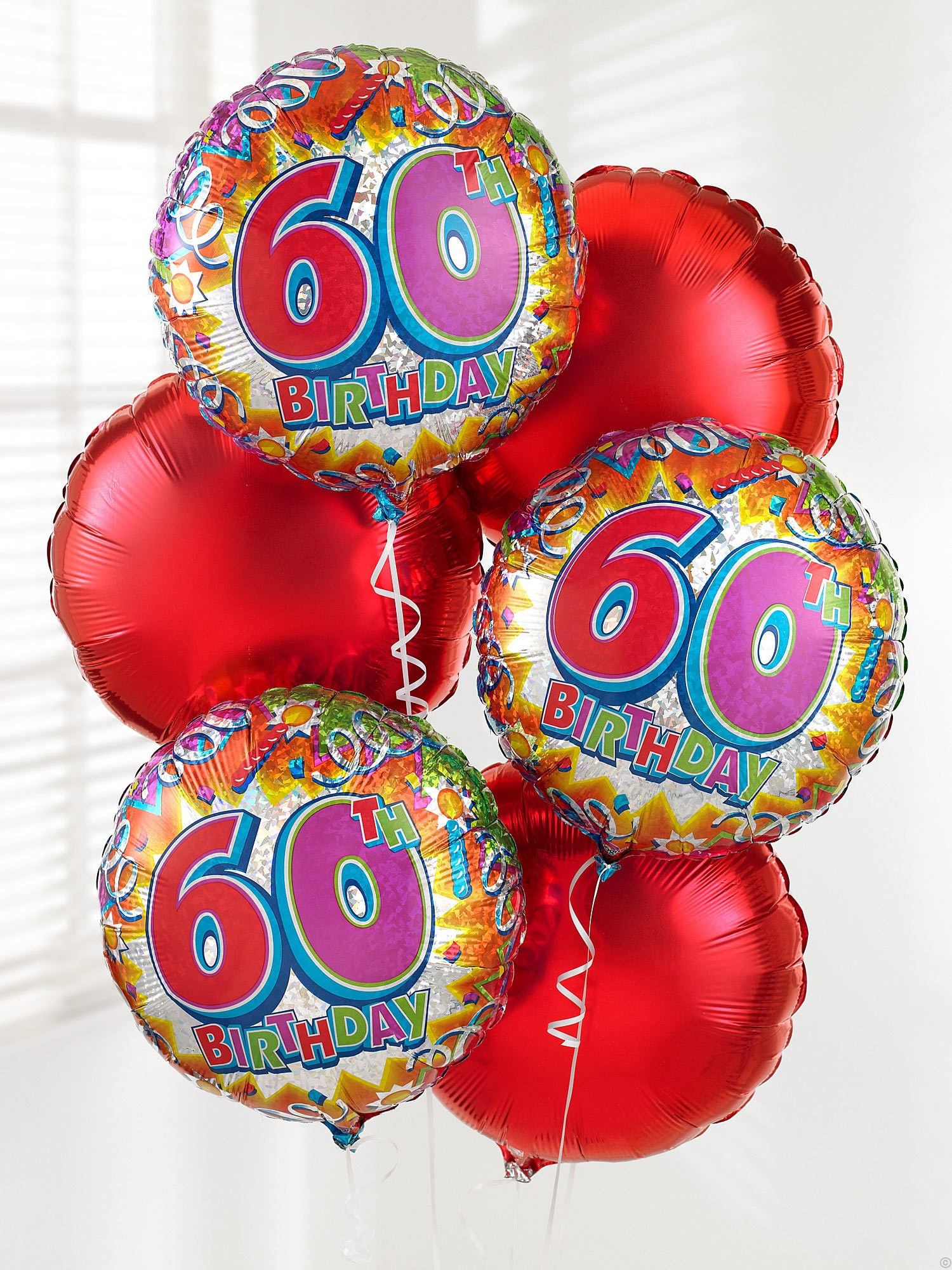 60th Birthday Balloon Bouquet