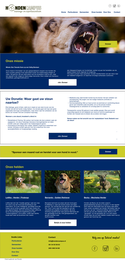 Dit is een weergave van de pagina onze helden. Hier zijn de honden zichtbaar die klaar zijn om herplaatst te worden.