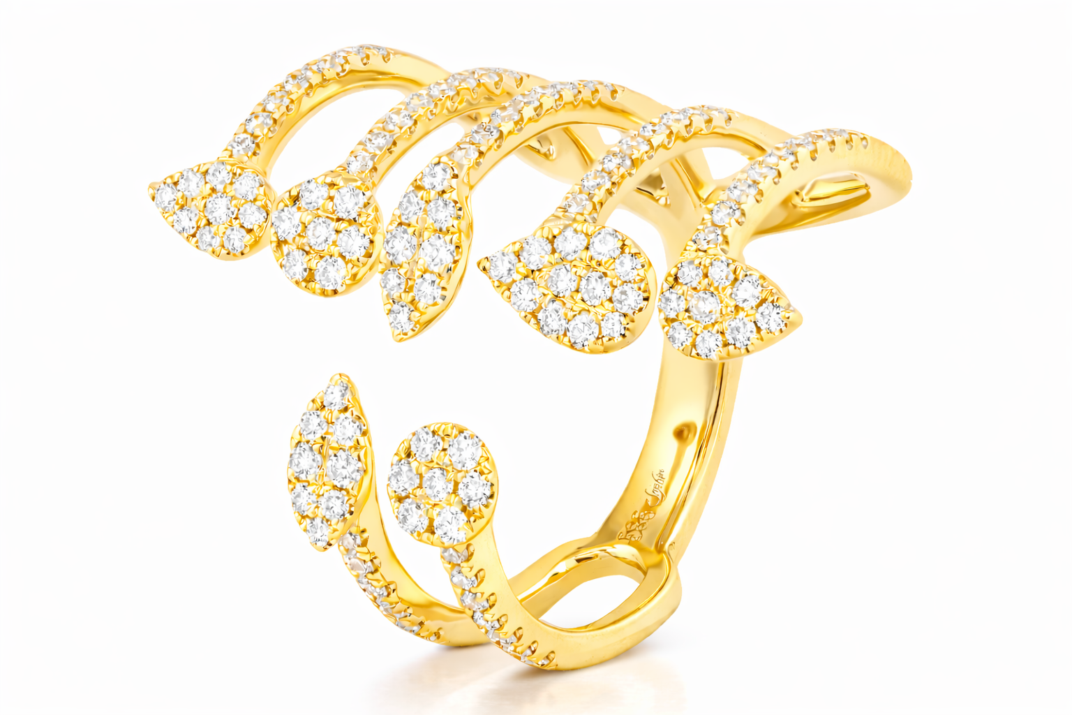 Marquis & Pear Cluster Ring