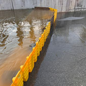 Floodfence Wassersperre vogt tools Schweiz I Individueller Hochwasserschutz