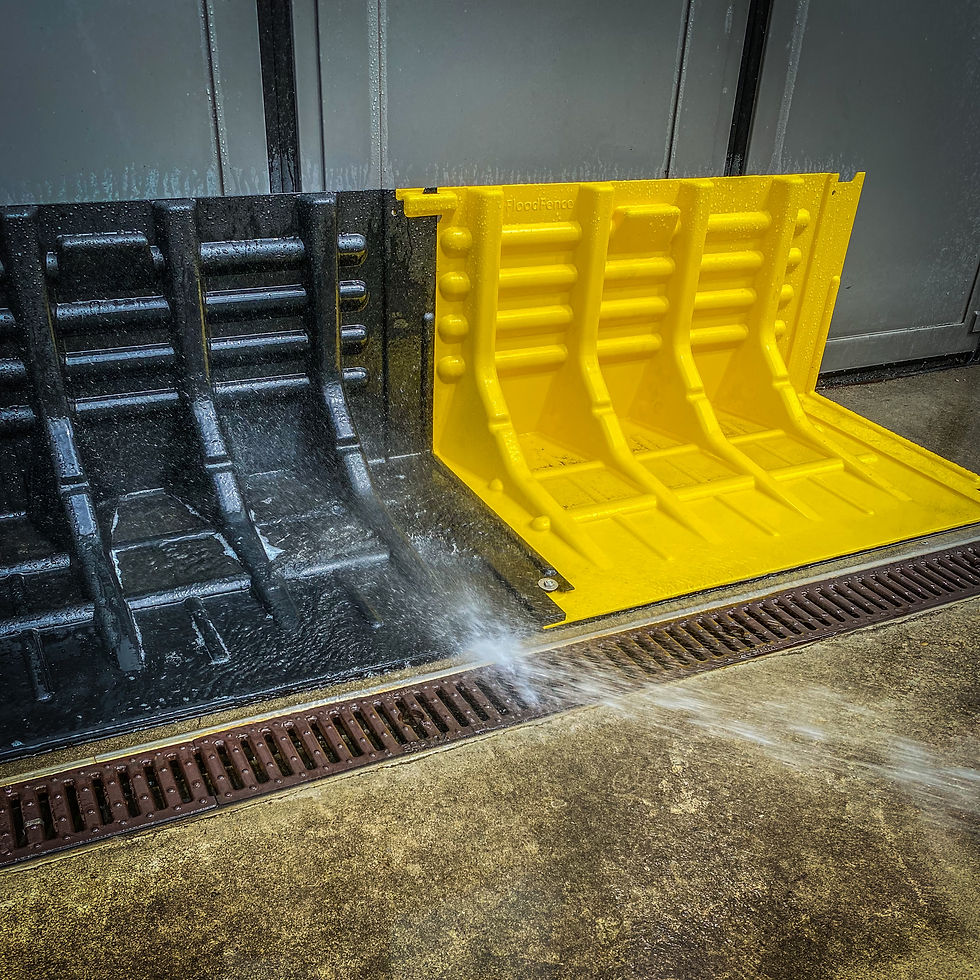 Miniaturbild: Profi-Kit FLOODFENCE-Wassersperre mit 20 Modulen I Höhe 45 cm