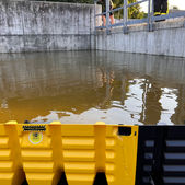 Floodfence Wassersperre vogt tools Schweiz I Flood Fence der individuelle Hochwasserschutz für alle Situationen bei Starkregen und Überschwemmungen.