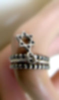 Dotted Ring with Dangle