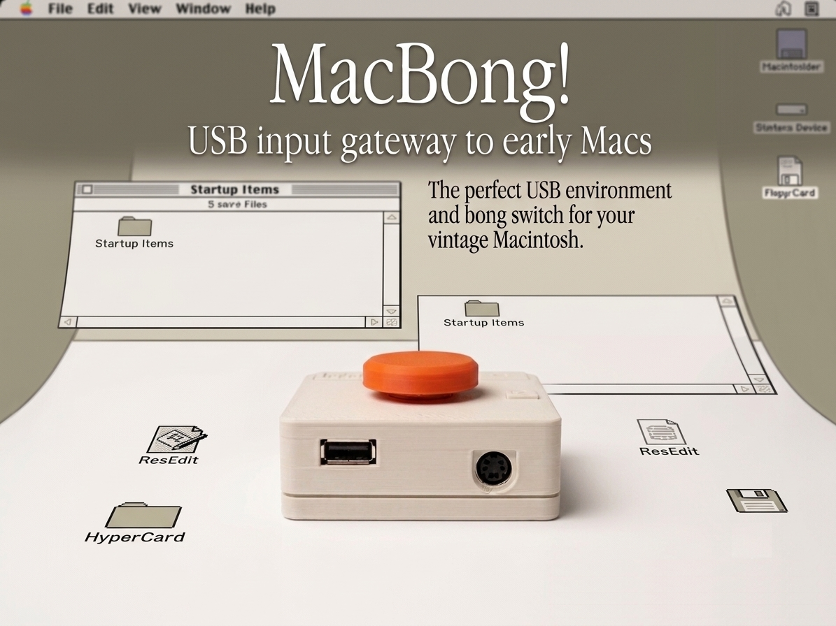 Mac Bong! — USB Input Gateway to Early Macs