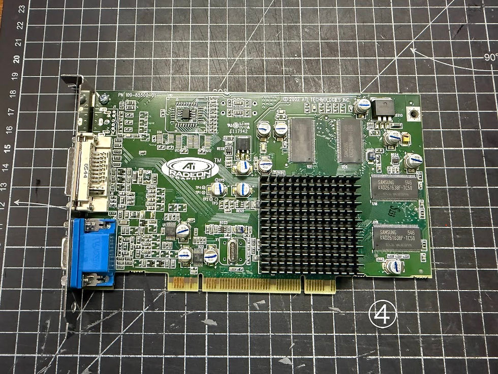 サムネイル： Radeon 7000 PCI 64MB (MAC ROM V226 Flashed) – Used Garage Sale Item