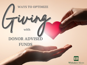 Donor Advised Funds