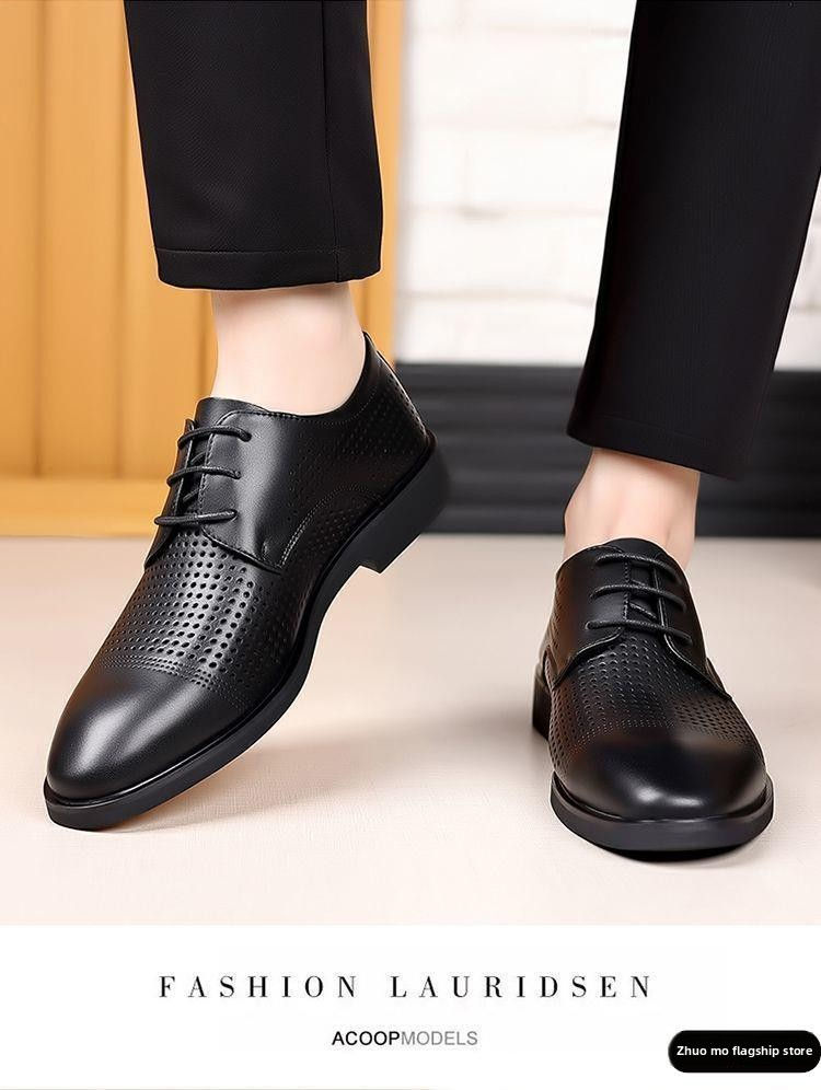 Miniatura: Sapatos Masculinos de Couro Bico Fino