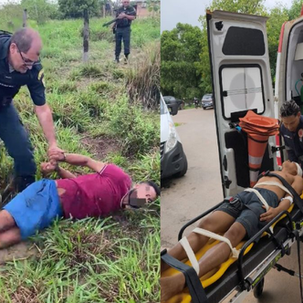 VIOLÊNCIA EM ALTO ALEGRE: Jovem é preso após agredir vizinho com pauladas na cabeça.