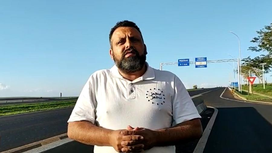 Presidente da Associação Brasileira dos Condutores de Veículos Automotores (Abrava), Wallace Landim, o Chorão.