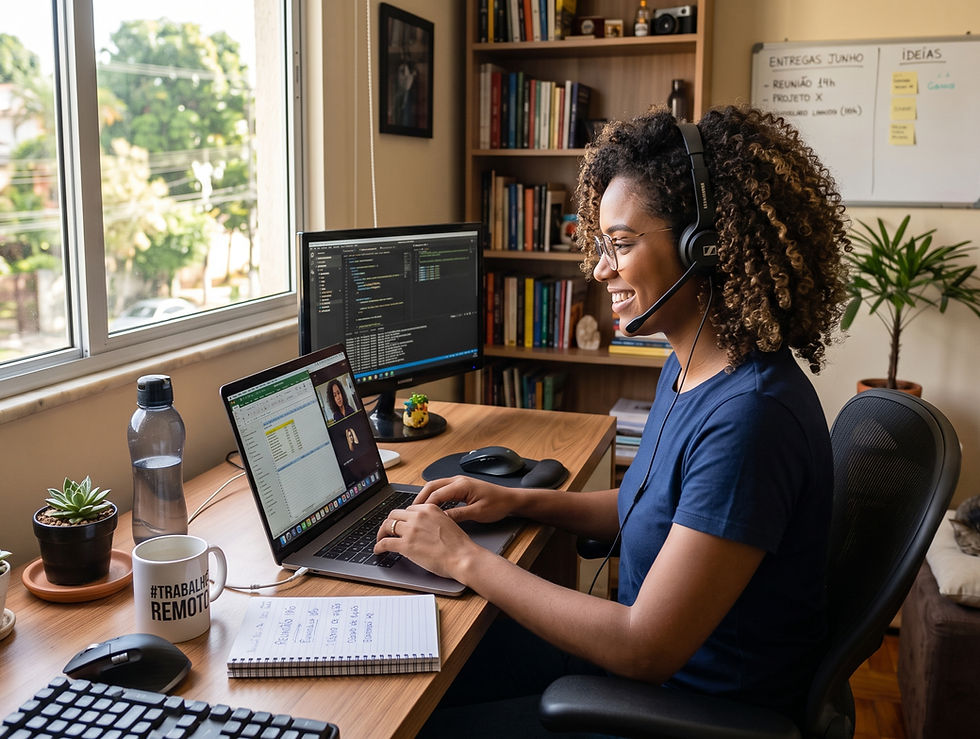 HOME OFFICE: Assistente de Departamento Pessoal – salário de R$ 2.621,43.