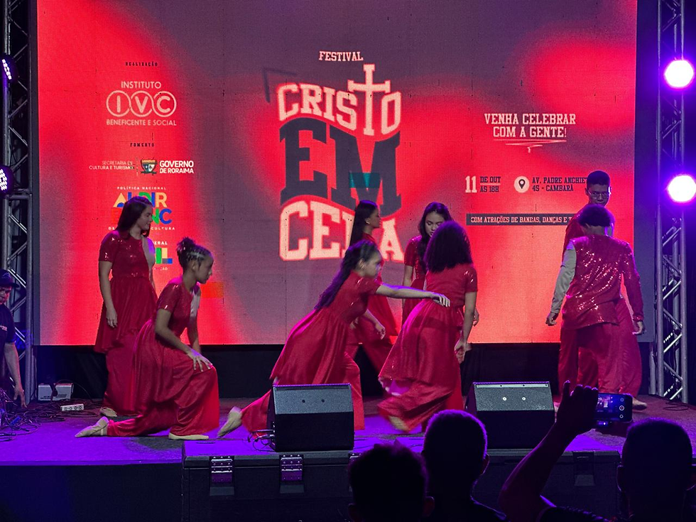 Festival Cristo em Cena reúne grandes nomes da música gospel em Boa Vista neste fim de semana.