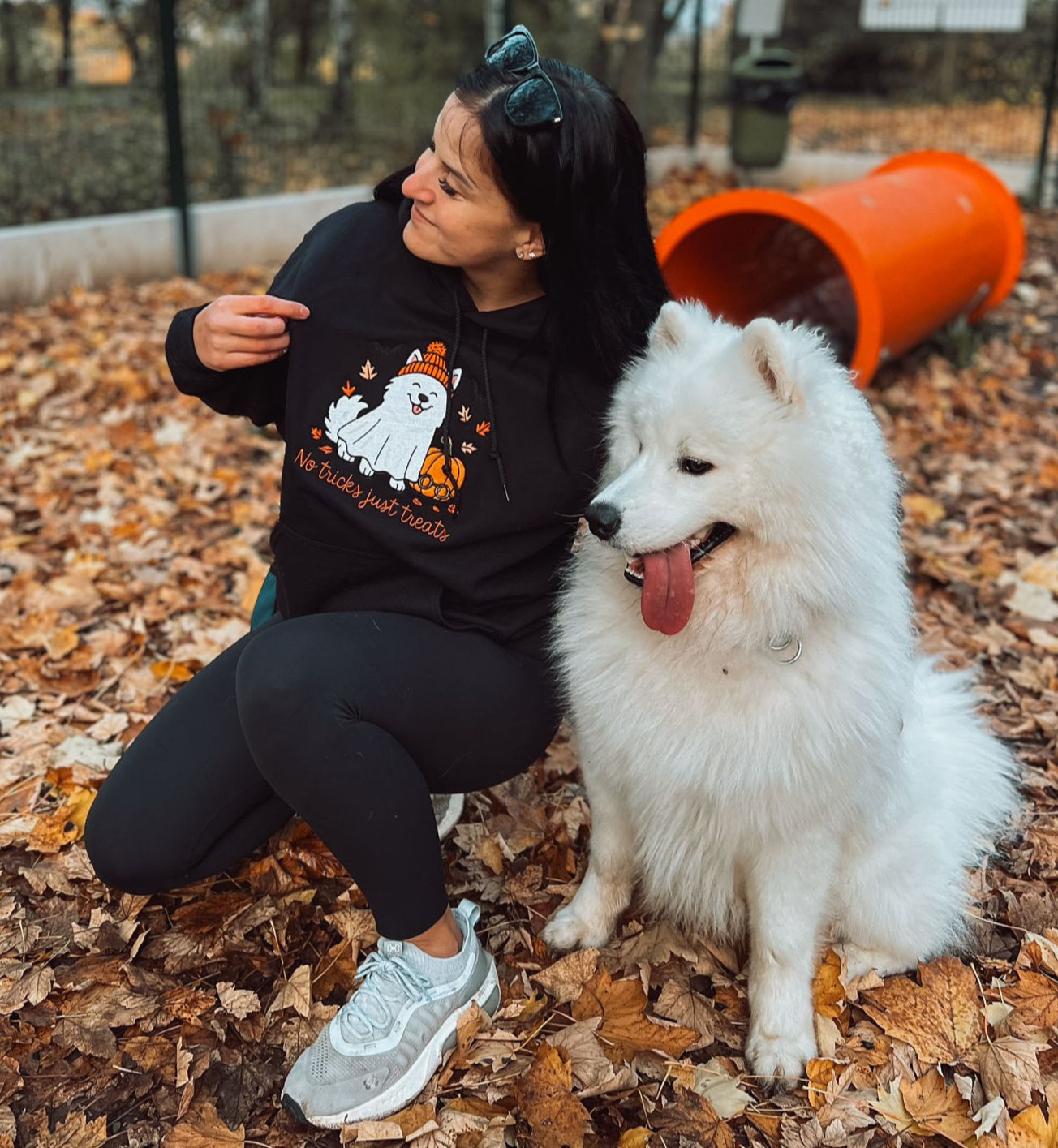 No tricks just treats - Mikina s kapucí