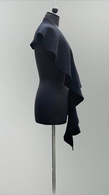 LaLus Umhang klein Organic BW - SCHWARZ