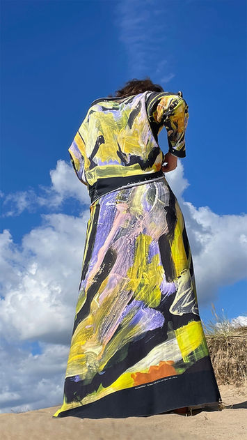 Malerei auf Mode - eine tragbare Variante