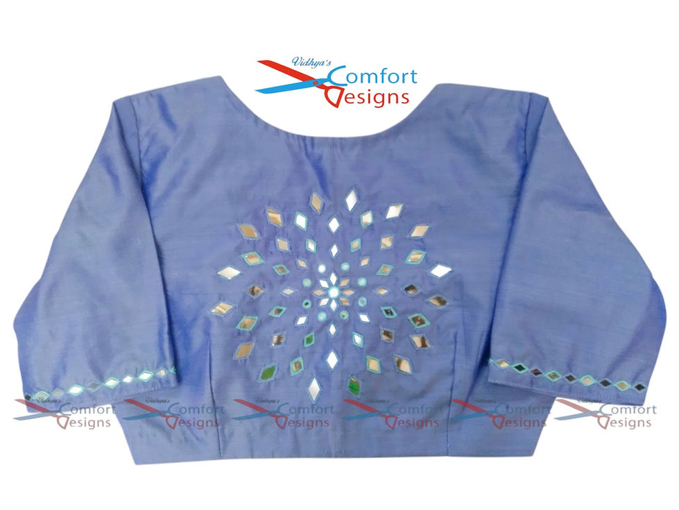 Aari Work Blouse Designs by Vidhya's Comfort Designs