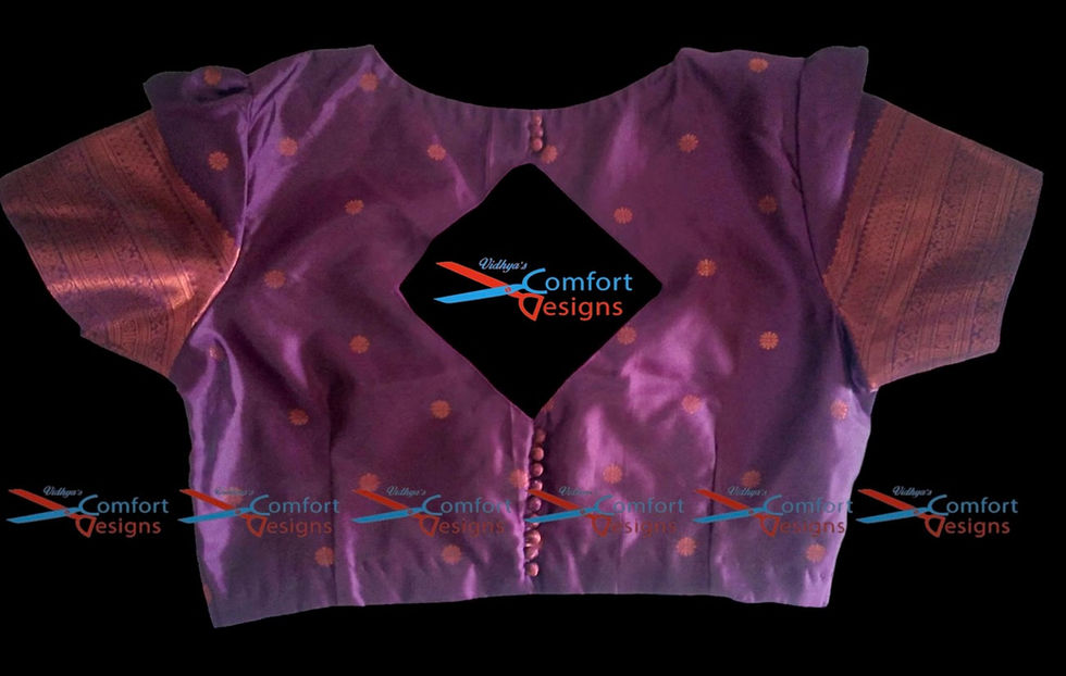 Designer Blouse Designs by Vidhya's Comfort Designs