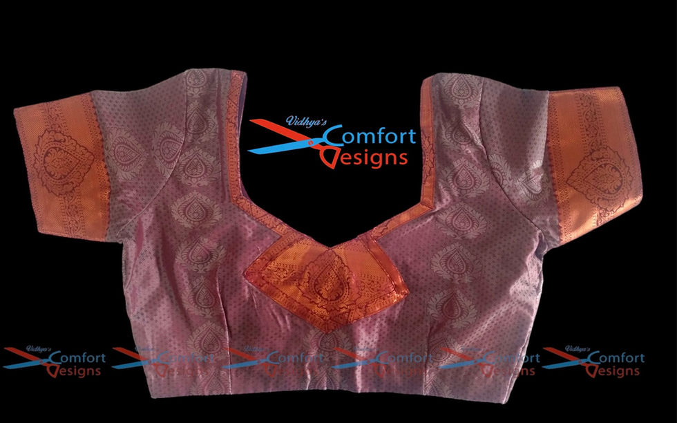 Designer Blouse Designs by Vidhya's Comfort Designs