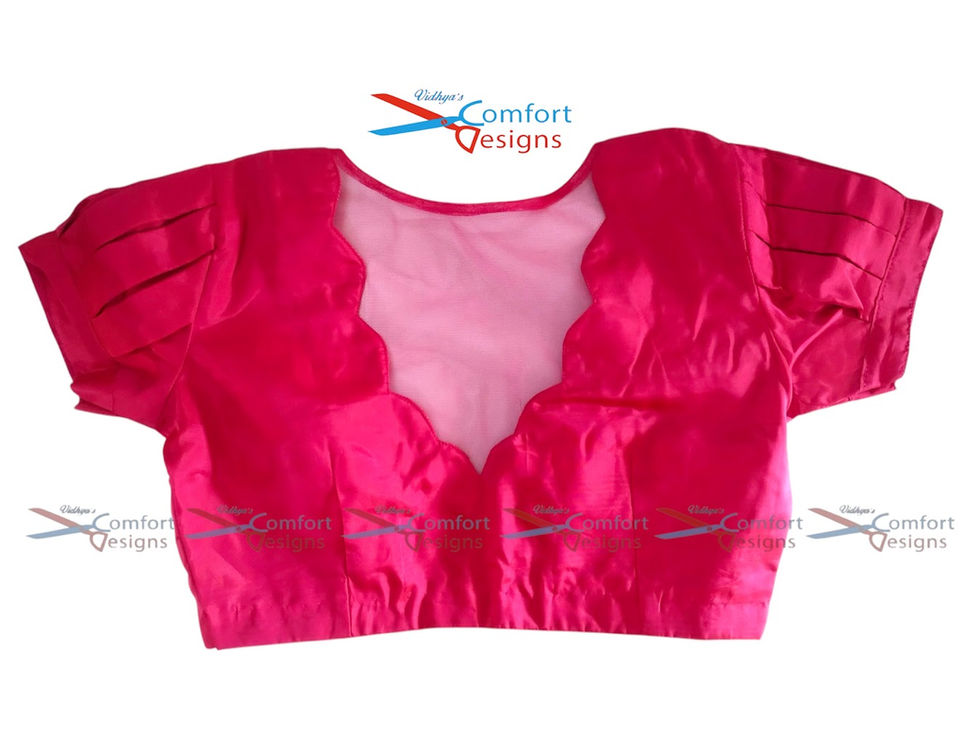 Designer Blouse Designs by Vidhya's Comfort Designs