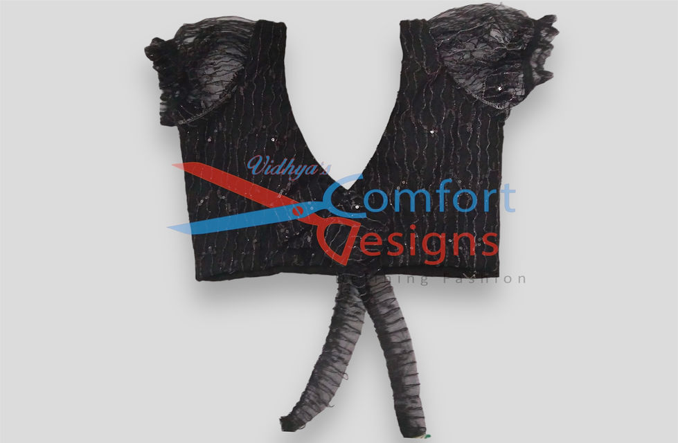 Designer Blouse Designs by Vidhya's Comfort Designs