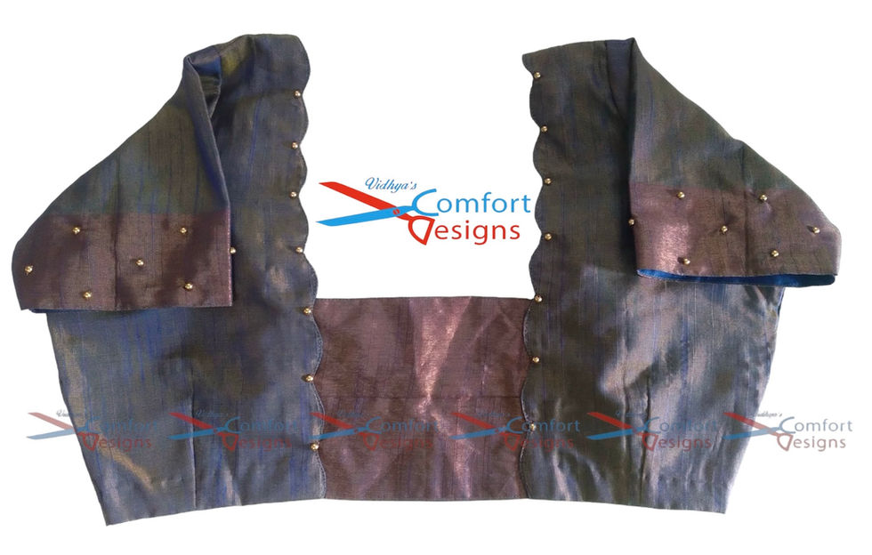 Designer Blouse Designs by Vidhya's Comfort Designs