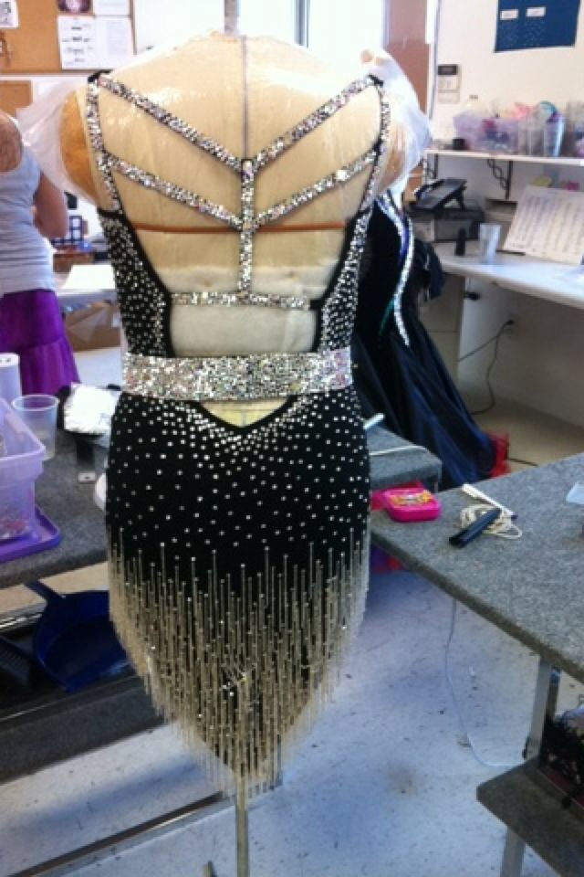 Finished Black Latin Back