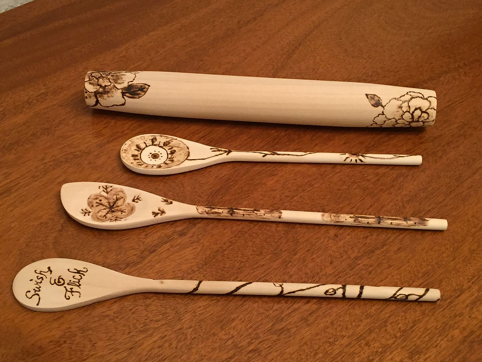 Floral kitchen set