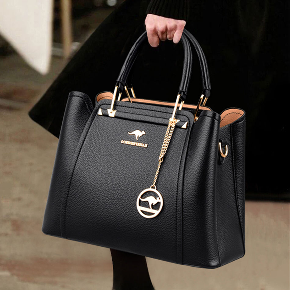 Thumbnail: 2024 Luxury Women Designer 3 Layers Shoulder Crossbody Sac Ladies Large Capacity