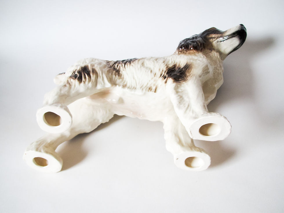 Thumbnail: Coopercraft brown and white spaniel dog figurine circa 1970s
