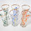 Thumbnail: set of 6 mid century pilsner lager beer tall glasses with retro atomic design