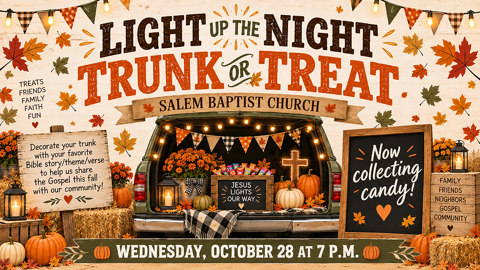 Trunk or Treat 2026