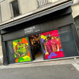 marquage adhésif soldes vitrines