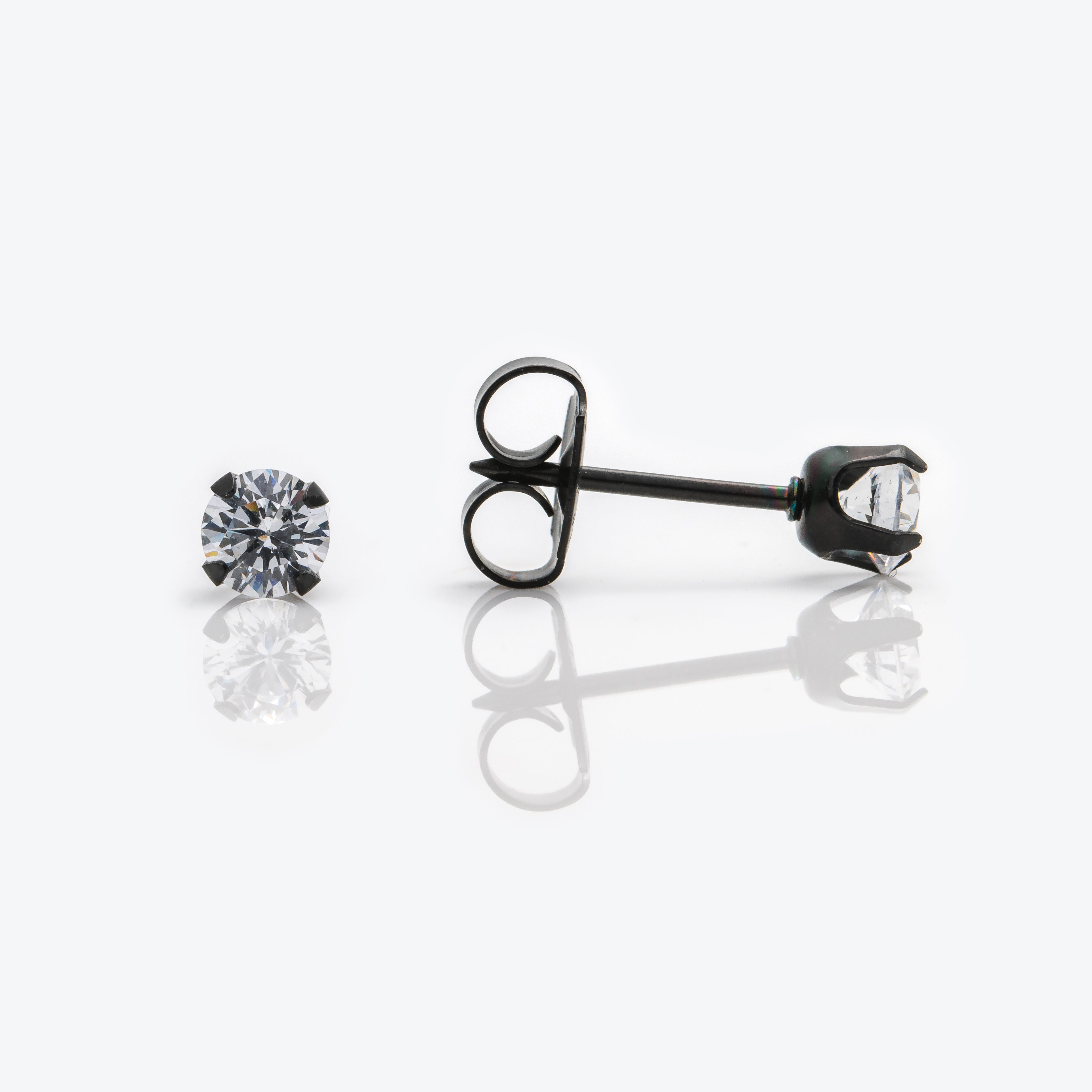 Black S/S 4mm C/Z - 7517-0100