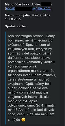 recenzia na rande v meste