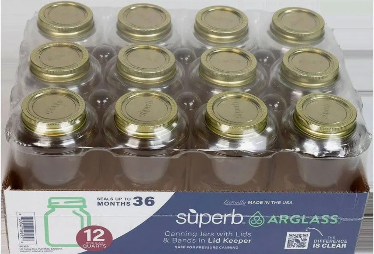 Superb Regular Mouth Quart Jars
