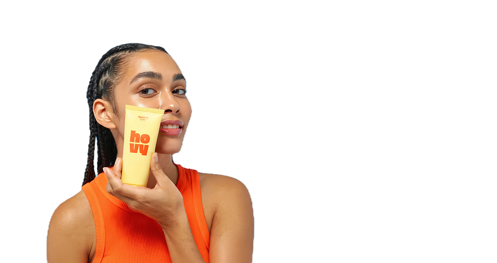 Woman Holding Skincare