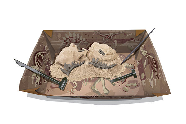 Miniatura: Kit de Escavação Estegossauro