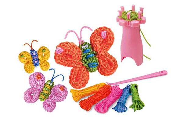 Miniatura: Kit de Tricô Francês - Borboleta