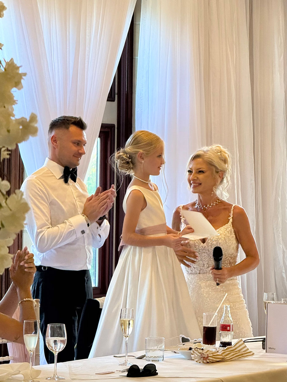 Wedding content creator capturing authentic wedding moments