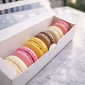French Gelato Macarons (6-Piece Box)