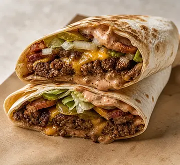 Double Smashburger Wrap