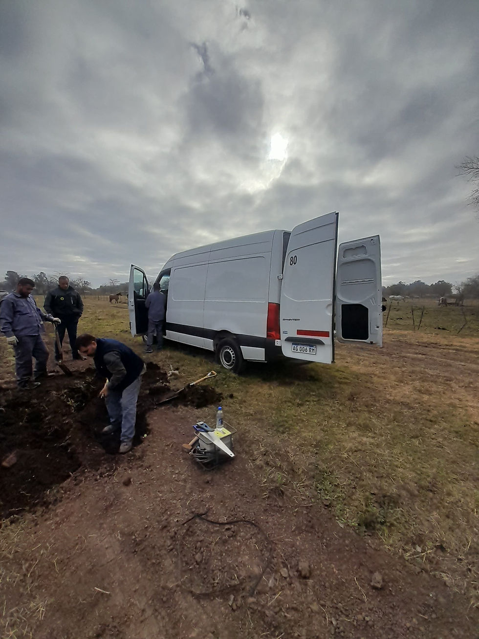 Tendido y Electrofusión de cañeria PEAD -Las Heras