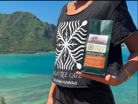 100% Kona coffee on the Crouching Lion on Oahu