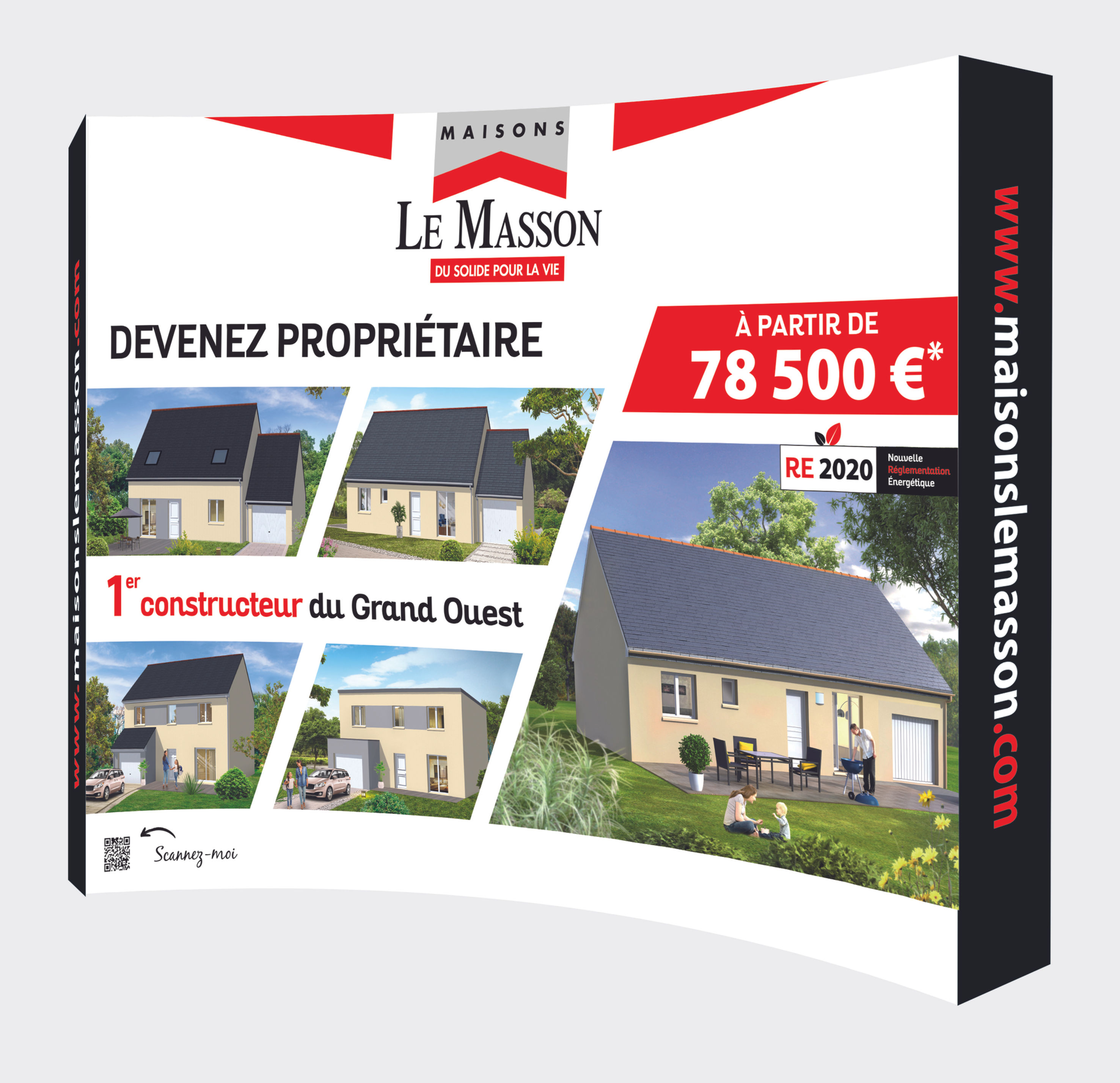 STAND COURBE TISSU 4X3 - VISUEL A