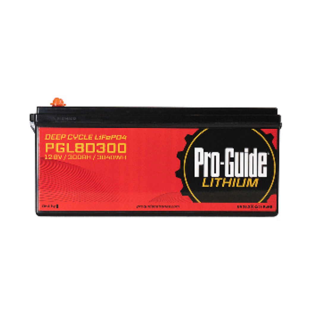 PRO-GUIDE SIGNATURE SERIES LITHIUM BATTERY - 12V - 300AH - 8D