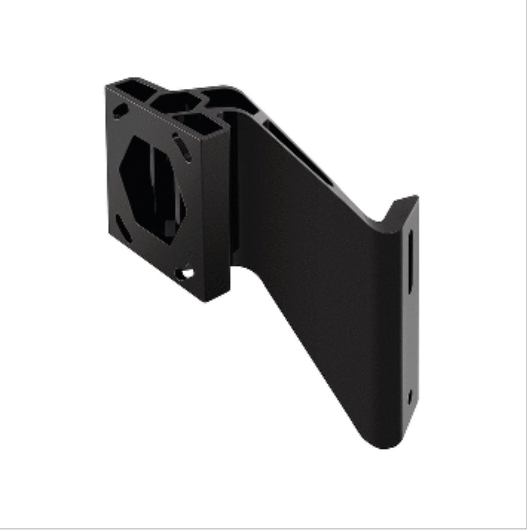 MINN KOTA RAPTOR JACK PLATE ADAPTER BRACKET - PORT - 2" SETBACK - 6" RISE - BLAC
