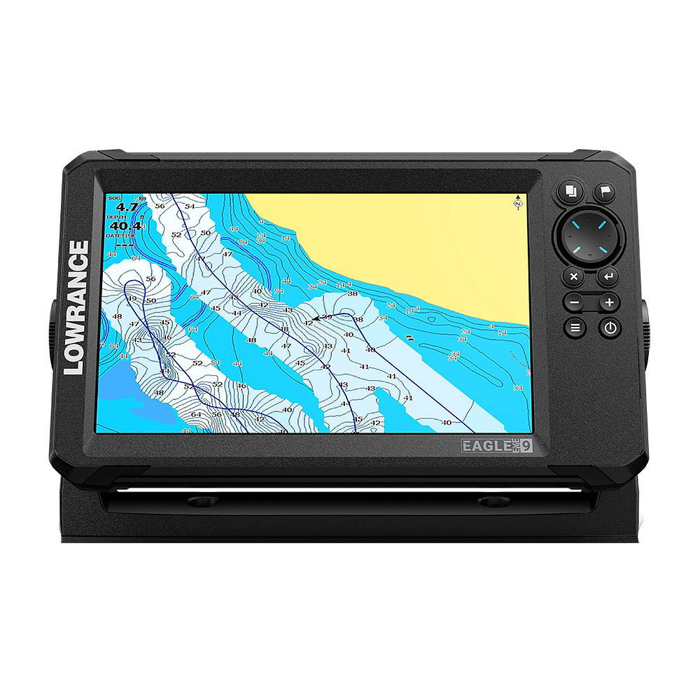 Thumbnail: LOWRANCE EAGLE EYE™ 9 LIVE W/T/M TRANSDUCER & C-MAP® DISCOVER CHART